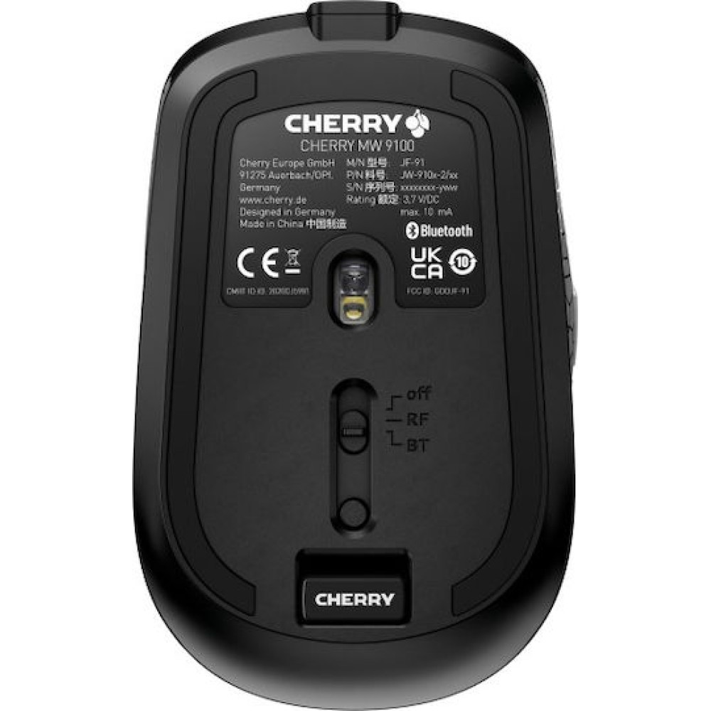 Cherry MW 9100 Ασύρματο Bluetooth Ποντίκι Μαύρο
