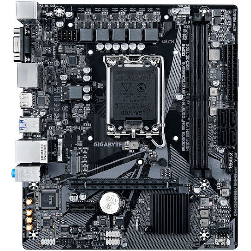 Gigabyte H610M S2H V2 rev. 1.0 Motherboard Micro ATX με Intel 1700 Socket
