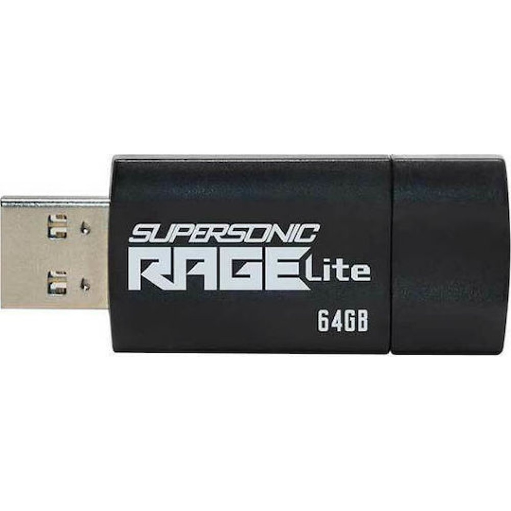 Patriot Rage Lite 64GB USB 3.2 Stick Μαύρο