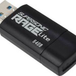 Patriot Rage Lite 64GB USB 3.2 Stick Μαύρο