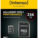 Intenso Class Performance microSDXC 256GB Class 10 U1 UHS-I με αντάπτορα