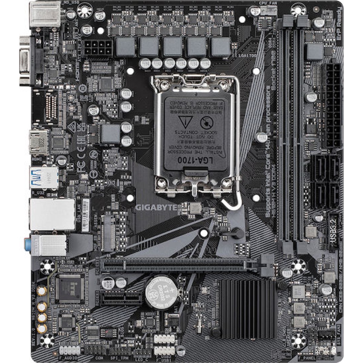 Gigabyte H610M H V3 DDR4 rev. 1.0 Motherboard Micro ATX με Intel 1700 Socket