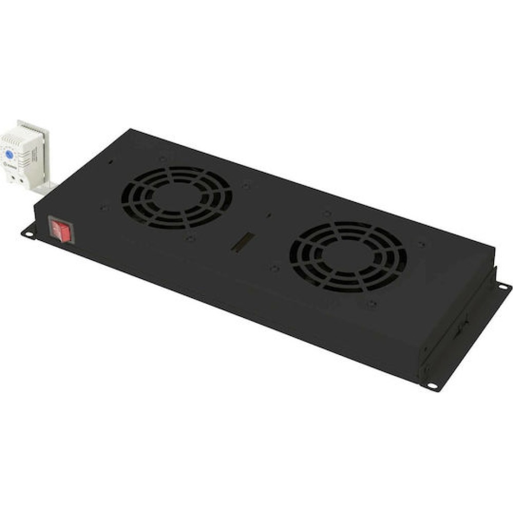 Digitus Ράφι με 2 Ανεμιστήρες για Rack 19