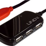 Lindy USB 2.0 Hub 4 Θυρών με σύνδεση USB-A
