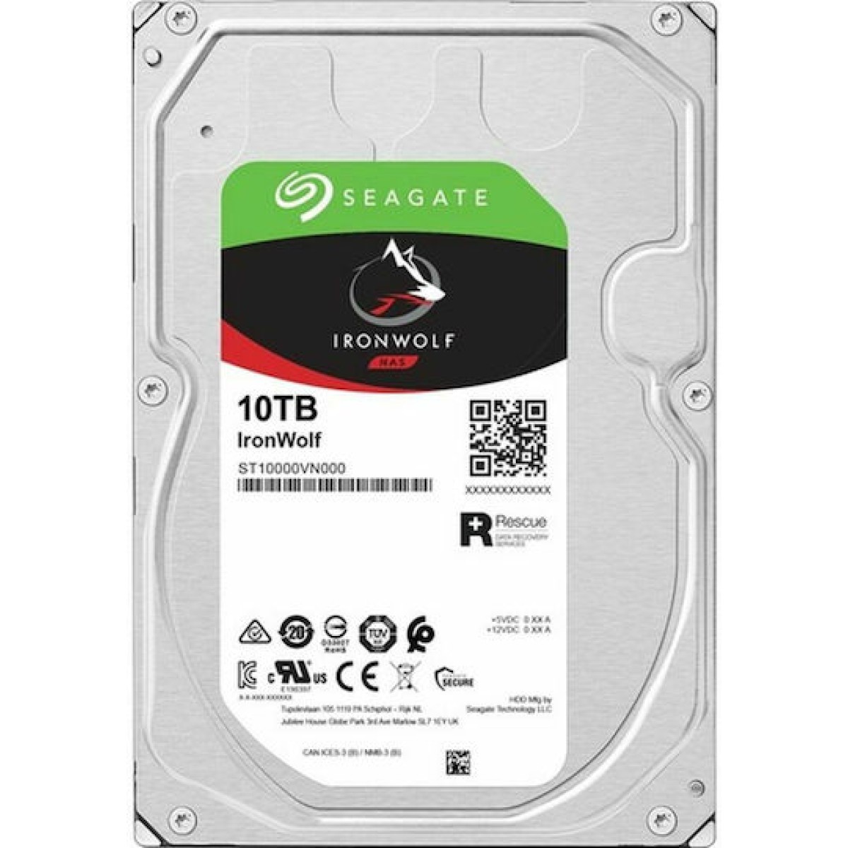 Seagate Ironwolf 10TB HDD Σκληρός Δίσκος 3.5\