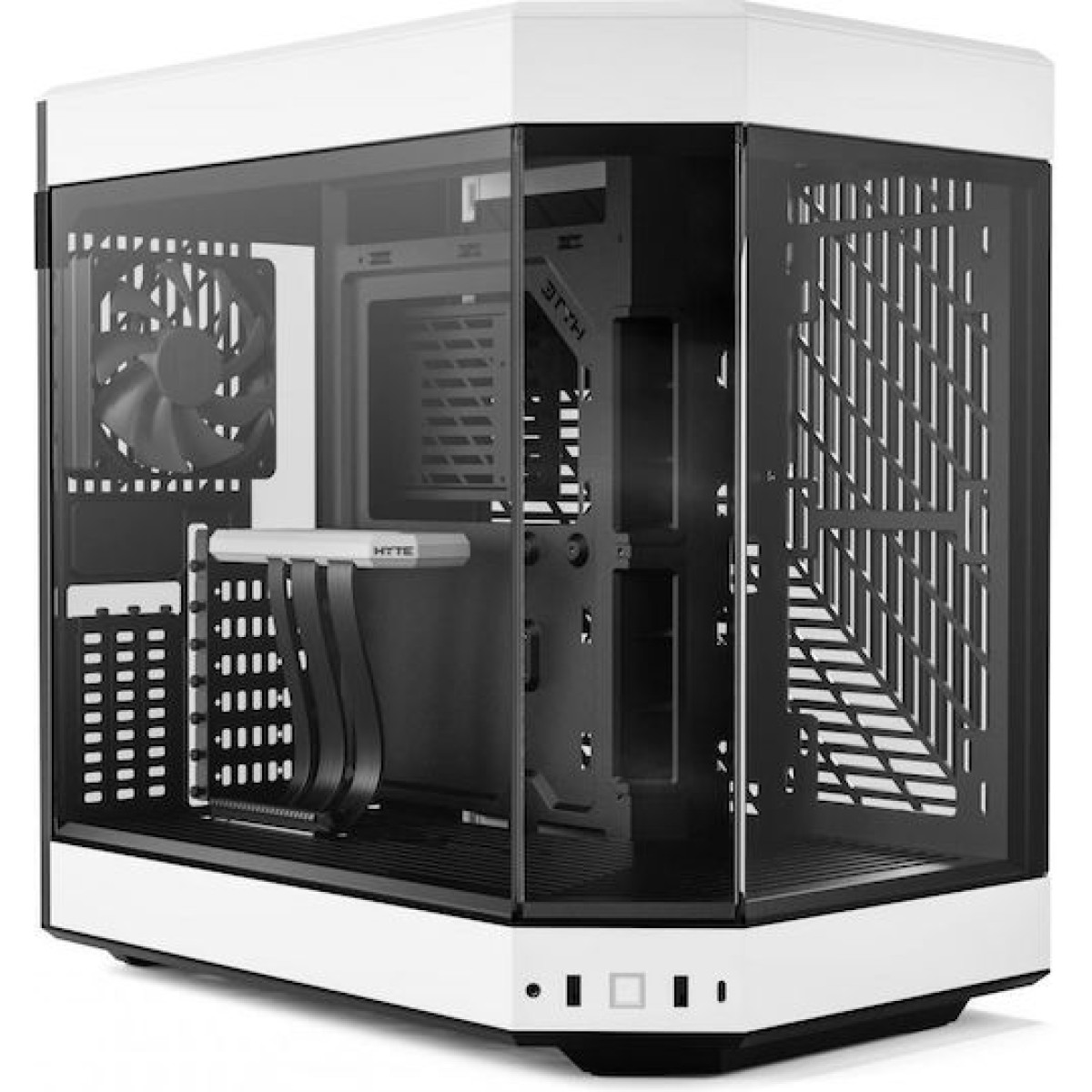 HYTE Y60 Gaming Midi Tower Κουτί Υπολογιστή με Πλαϊνό Παράθυρο Black / White
