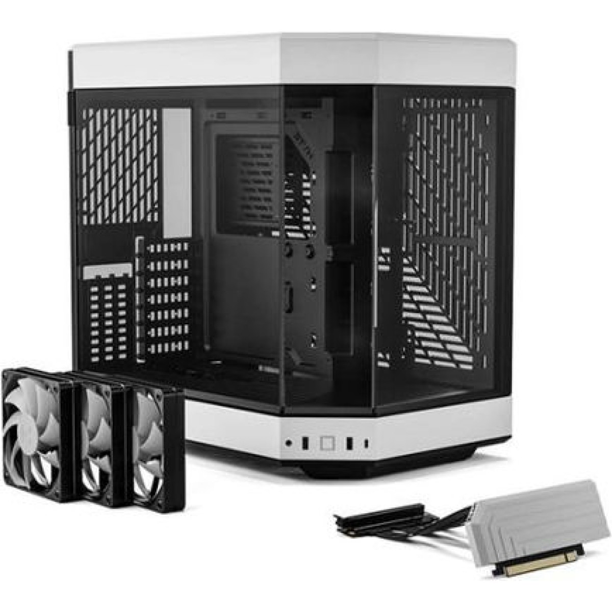 HYTE Y60 Gaming Midi Tower Κουτί Υπολογιστή με Πλαϊνό Παράθυρο Black / White