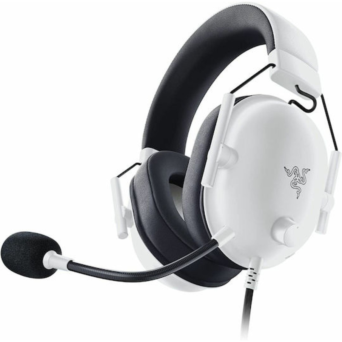 Razer BlackShark V2 X Over Ear Gaming Headset με σύνδεση 3.5mm Λευκό