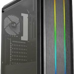 Aerocool Skyline Gaming Midi Tower Κουτί Υπολογιστή με RGB Φωτισμό Μαύρο
