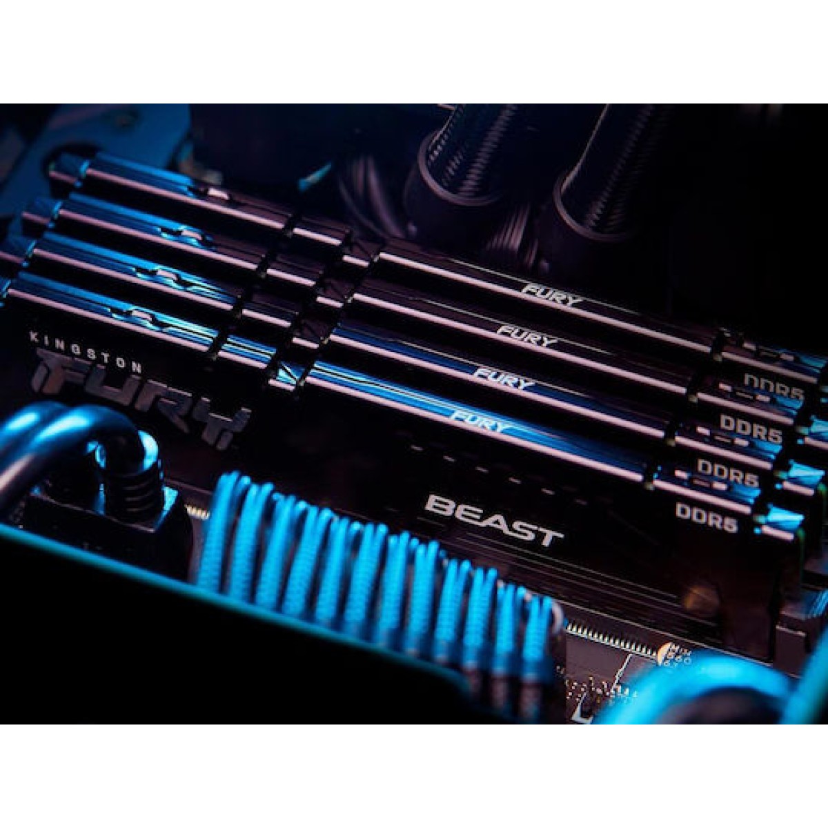 Kingston Fury Beast DDR5 64GB RAM με 2x32GB Modules και Ταχύτητα 5200 για Desktop