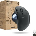 Logitech Ergo M575 for Business Ασύρματο Εργονομικό Bluetooth Ποντίκι Μαύρο