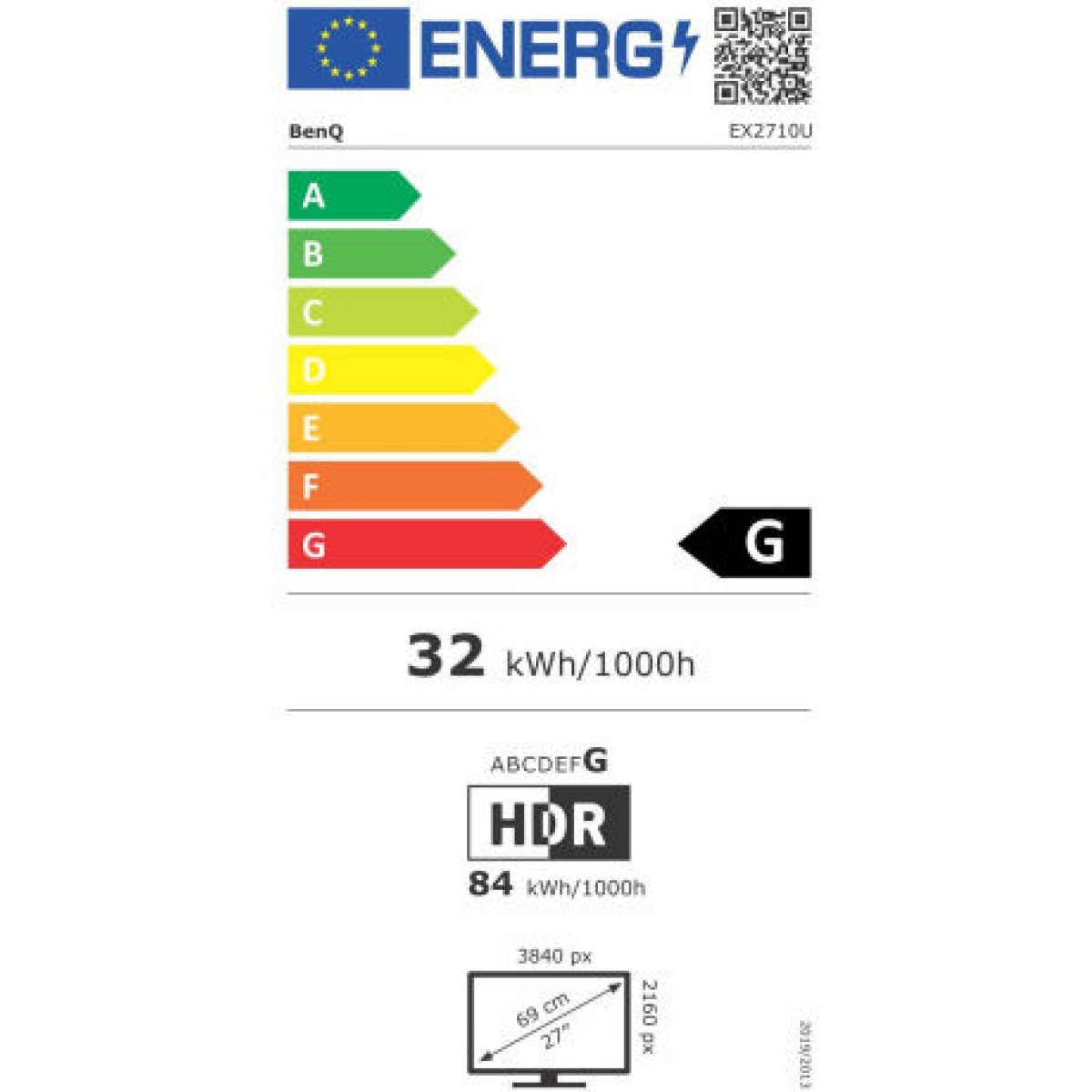 BenQ Mobiuz EX2710U IPS Gaming Monitor 27