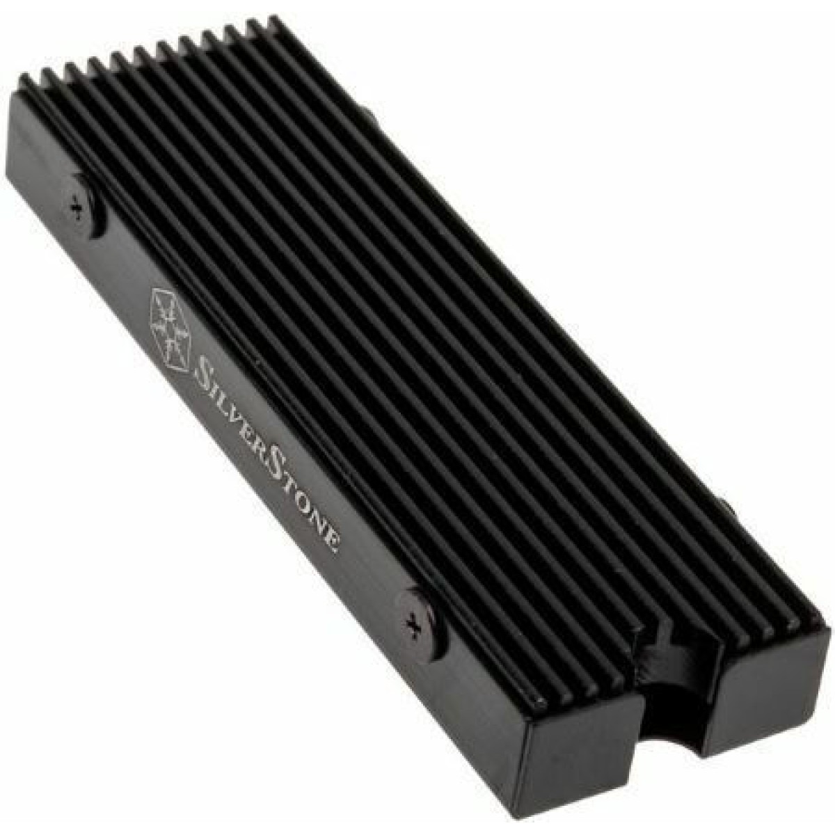Silverstone M.2 Passive Cooler Slim-profile Aluminum Black Ψύξη Μ.2 SSD Μαύρο