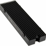 Silverstone M.2 Passive Cooler Slim-profile Aluminum Black Ψύξη Μ.2 SSD Μαύρο