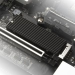 Silverstone M.2 Passive Cooler Slim-profile Aluminum Black Ψύξη Μ.2 SSD Μαύρο