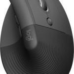 Logitech Lift Ασύρματο Εργονομικό Vertical Ποντίκι για Αριστερόχειρες Μαύρο
