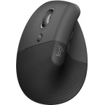 Logitech Lift Ασύρματο Εργονομικό Vertical Ποντίκι για Αριστερόχειρες Μαύρο