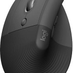 Logitech Lift Ασύρματο Εργονομικό Vertical Ποντίκι για Αριστερόχειρες Μαύρο