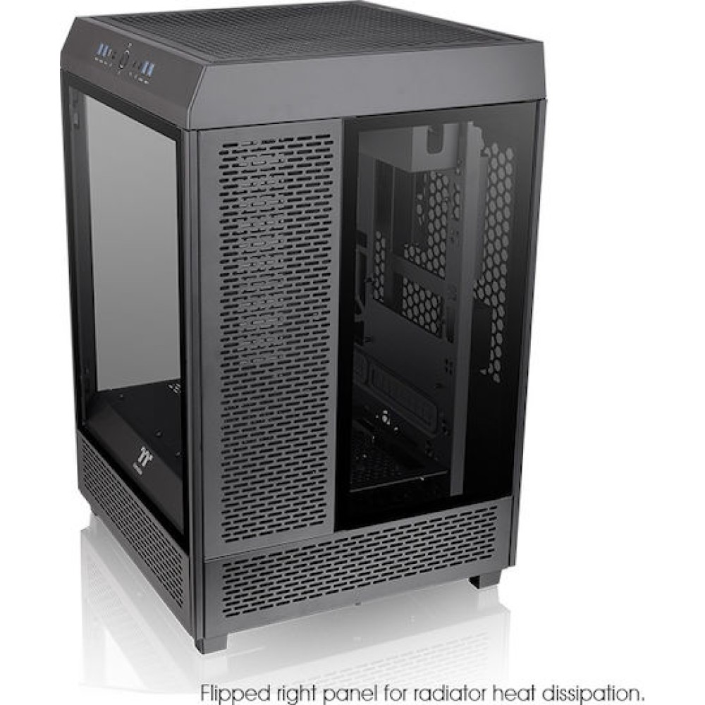 Thermaltake The Tower 500 Gaming Midi Tower Κουτί Υπολογιστή με Πλαϊνό Παράθυρο Μαύρο