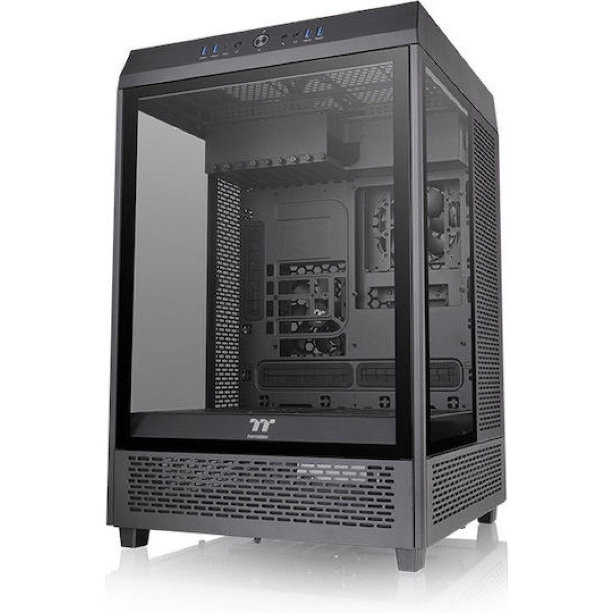 Thermaltake The Tower 500 Gaming Midi Tower Κουτί Υπολογιστή με Πλαϊνό Παράθυρο Μαύρο