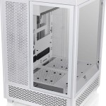 Thermaltake The Tower 500 Gaming Midi Tower Κουτί Υπολογιστή με Πλαϊνό Παράθυρο και RGB Φωτισμό Snow White