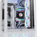 Thermaltake The Tower 500 Gaming Midi Tower Κουτί Υπολογιστή με Πλαϊνό Παράθυρο και RGB Φωτισμό Snow White