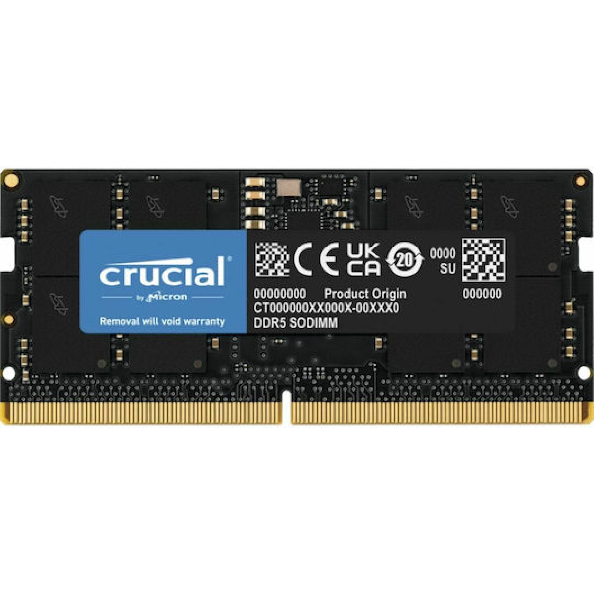 Crucial DDR5 με Module 1x16GB και Ταχύτητα 4800 για Laptop