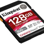Kingston Canvas React Plus SDXC 128GB Class 10 U3 V90 UHS-II