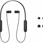 Sony WI-C100 In-ear Bluetooth Handsfree Ακουστικά με Αντοχή στον Ιδρώτα Μαύρα