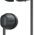 Sony WI-C100 In-ear Bluetooth Handsfree Ακουστικά με Αντοχή στον Ιδρώτα Μαύρα