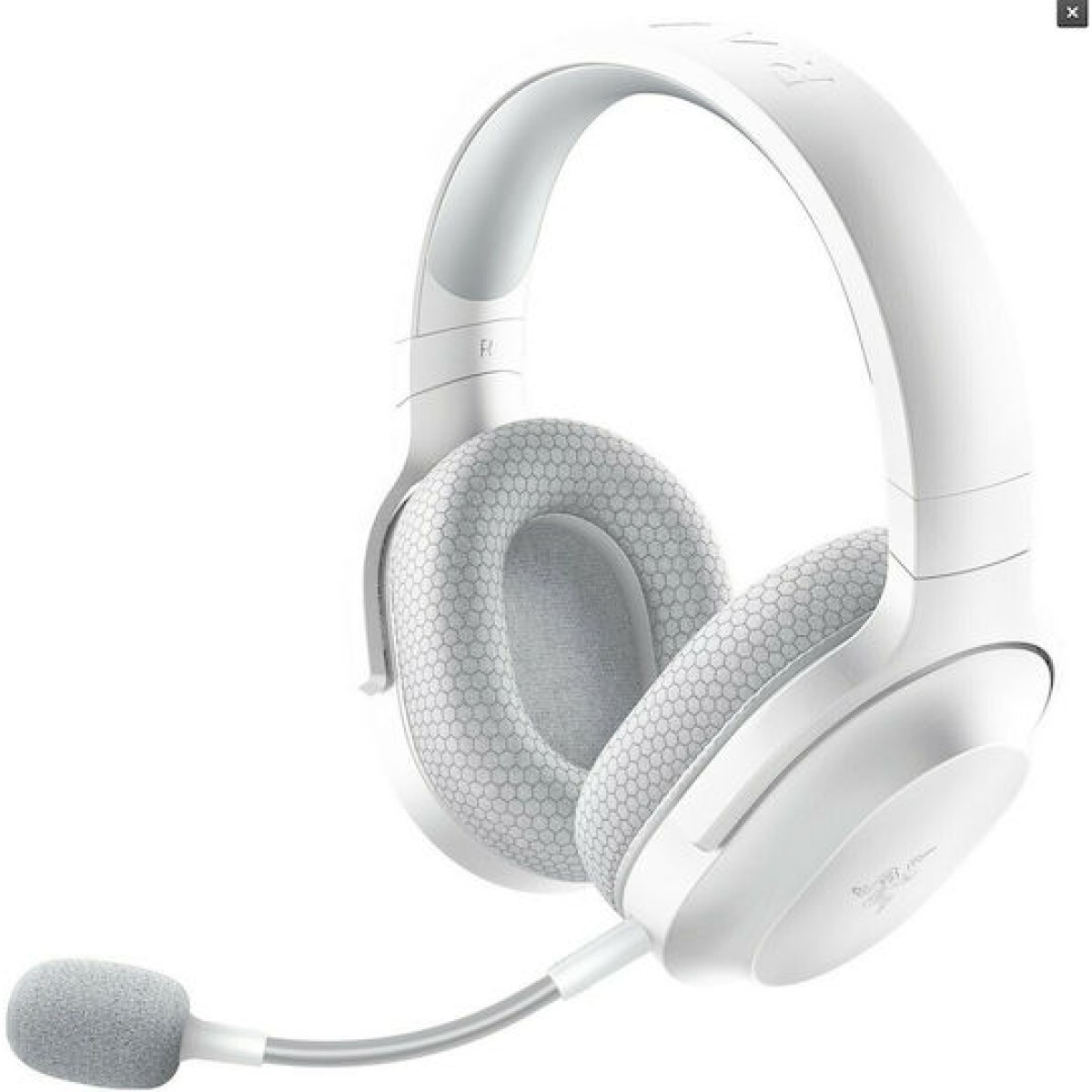 Razer Barracuda X Ασύρματο Over Ear Gaming Headset με σύνδεση 3.5mm / USB / Bluetooth Λευκό