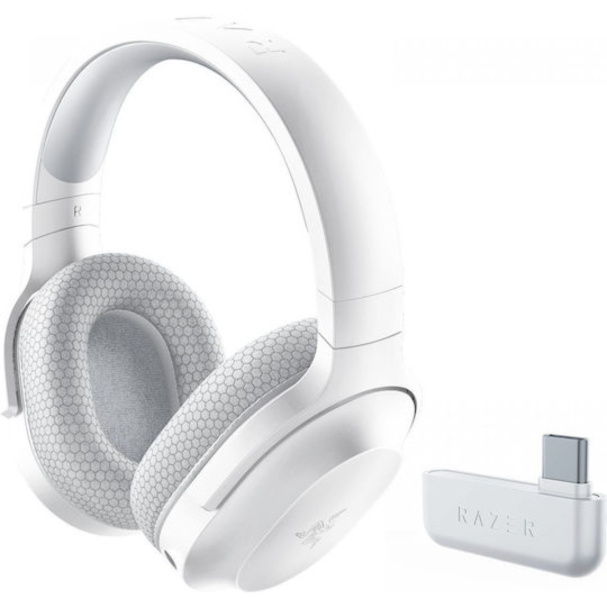 Razer Barracuda X Ασύρματο Over Ear Gaming Headset με σύνδεση 3.5mm / USB / Bluetooth Λευκό