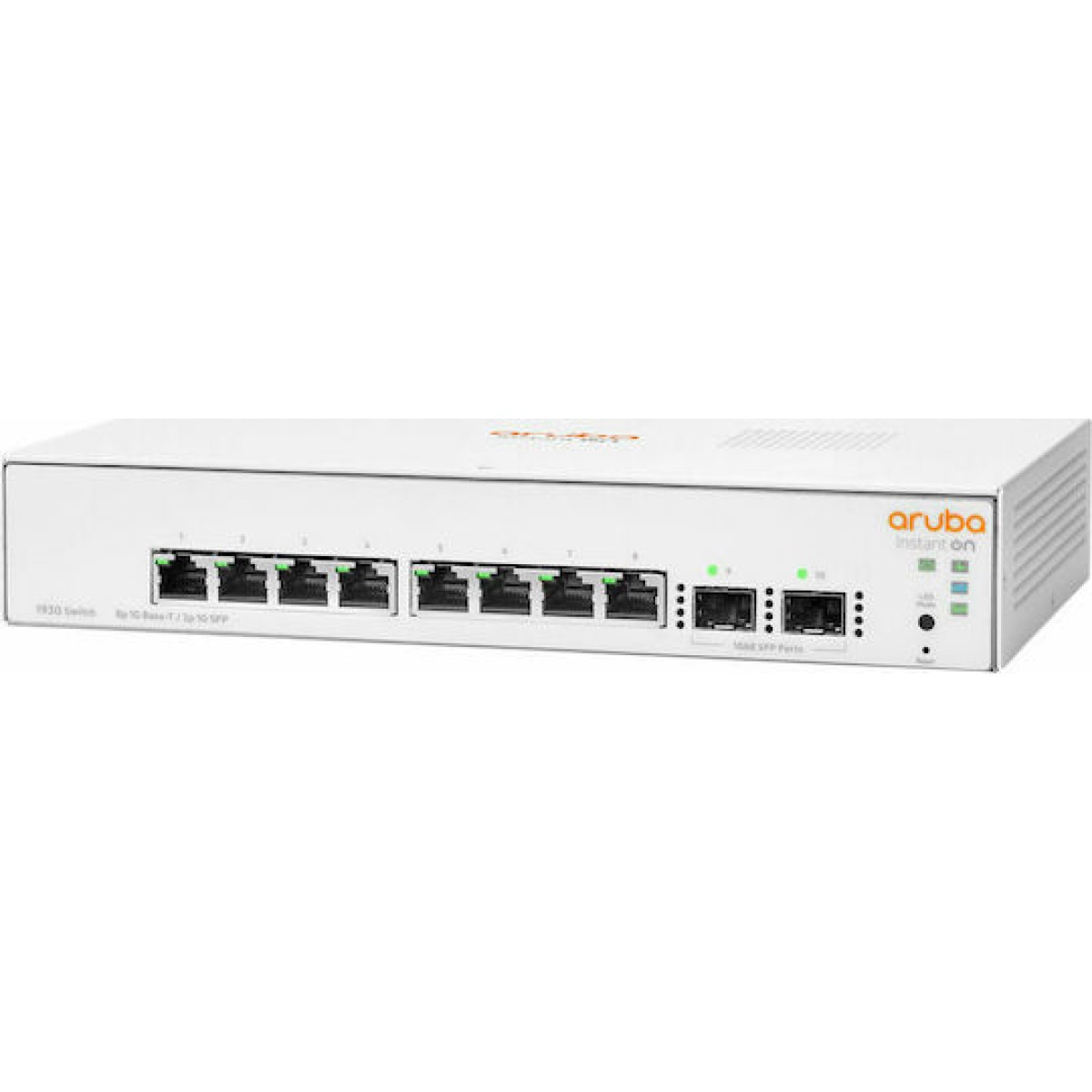 Aruba Instant On 1930 8G 2SFP Managed L3 / L2 Switch με 8 Θύρες Gigabit (1Gbps) Ethernet και 2 SFP Θύρες