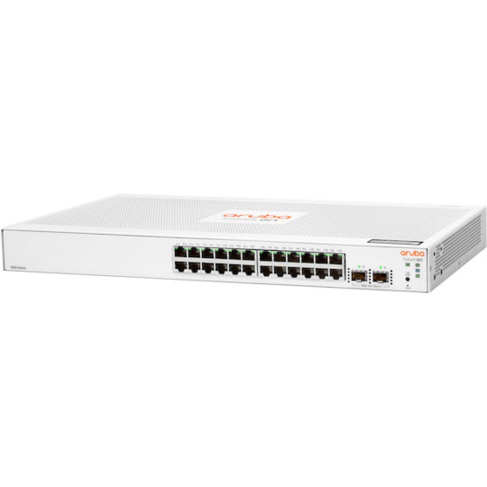 HP Aruba Instant On 1830 Managed L2 Switch με 24 Θύρες Gigabit (1Gbps) Ethernet και 2 SFP Θύρες