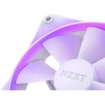 NZXT F120 RGB Case Fan με Σύνδεση 4-Pin PWM 3τμχ Λευκό