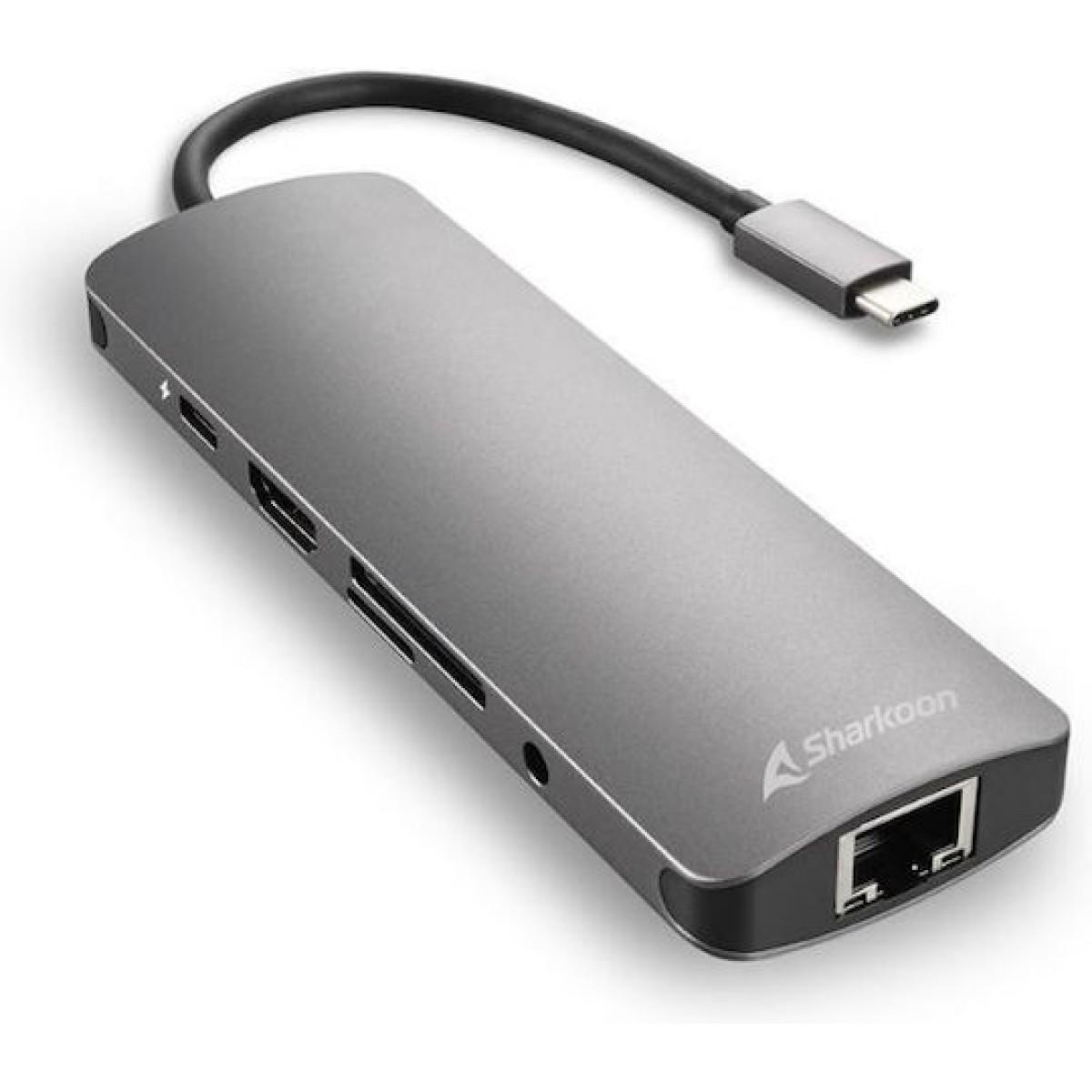 Sharkoon USB 3.2 Hub 4 Θυρών με σύνδεση USB-A / USB-C / Ethernet