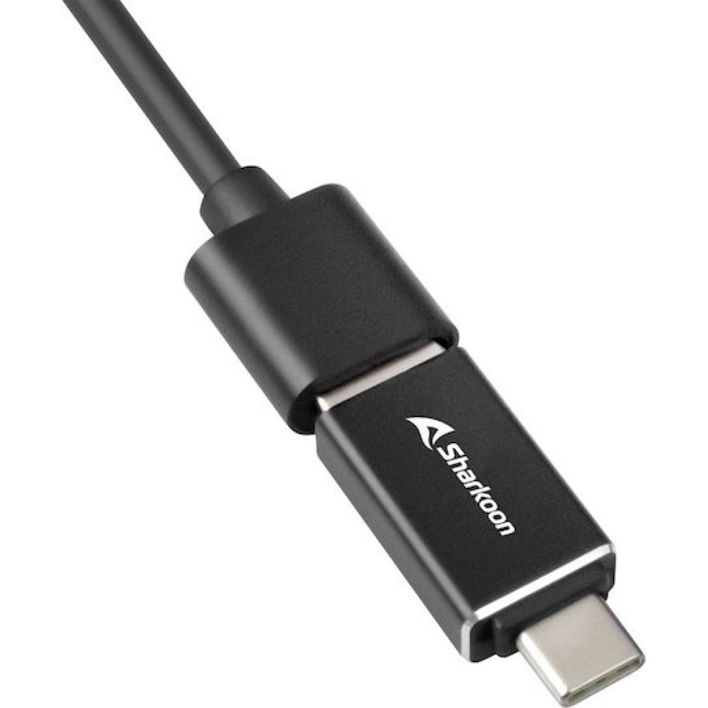 Sharkoon USB 3.2 Hub 4 Θυρών με σύνδεση USB-A / USB-C