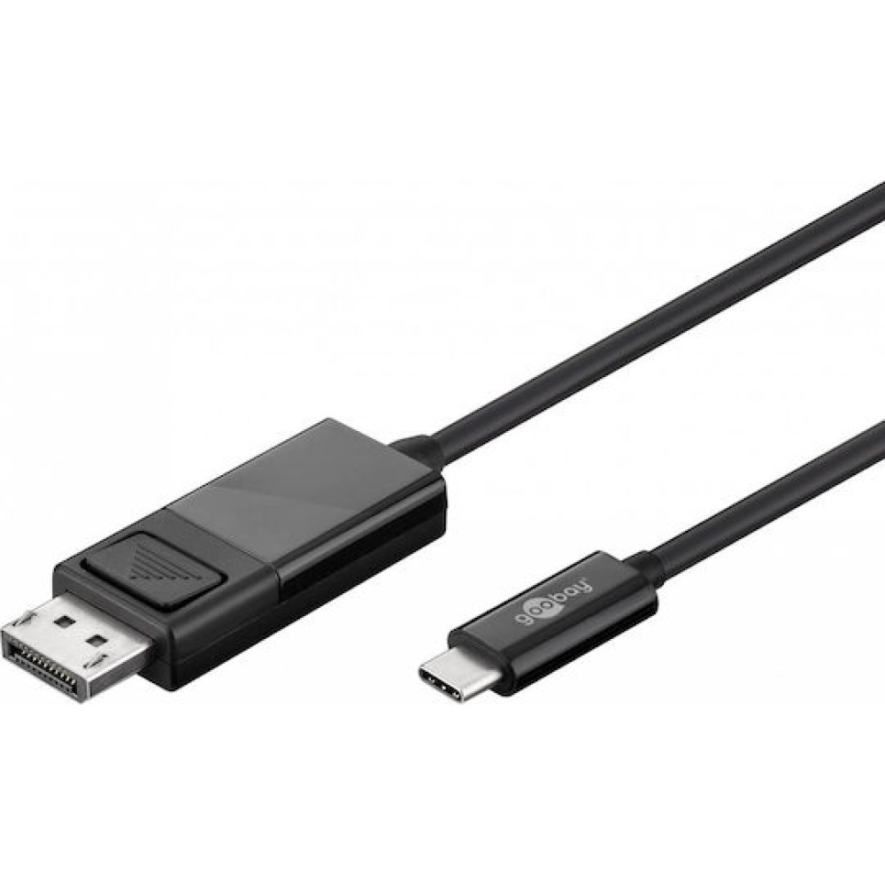 Goobay USB 2.0 Cable USB-C male - DisplayPort male Μαύρο 1.2m (79295)