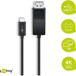 Goobay USB 2.0 Cable USB-C male - DisplayPort male Μαύρο 1.2m (79295)