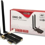 Inter-Tech DMG-36 Ασύρματη Κάρτα Δικτύου Wi‑Fi 6E (5400Mbps) PCI-e