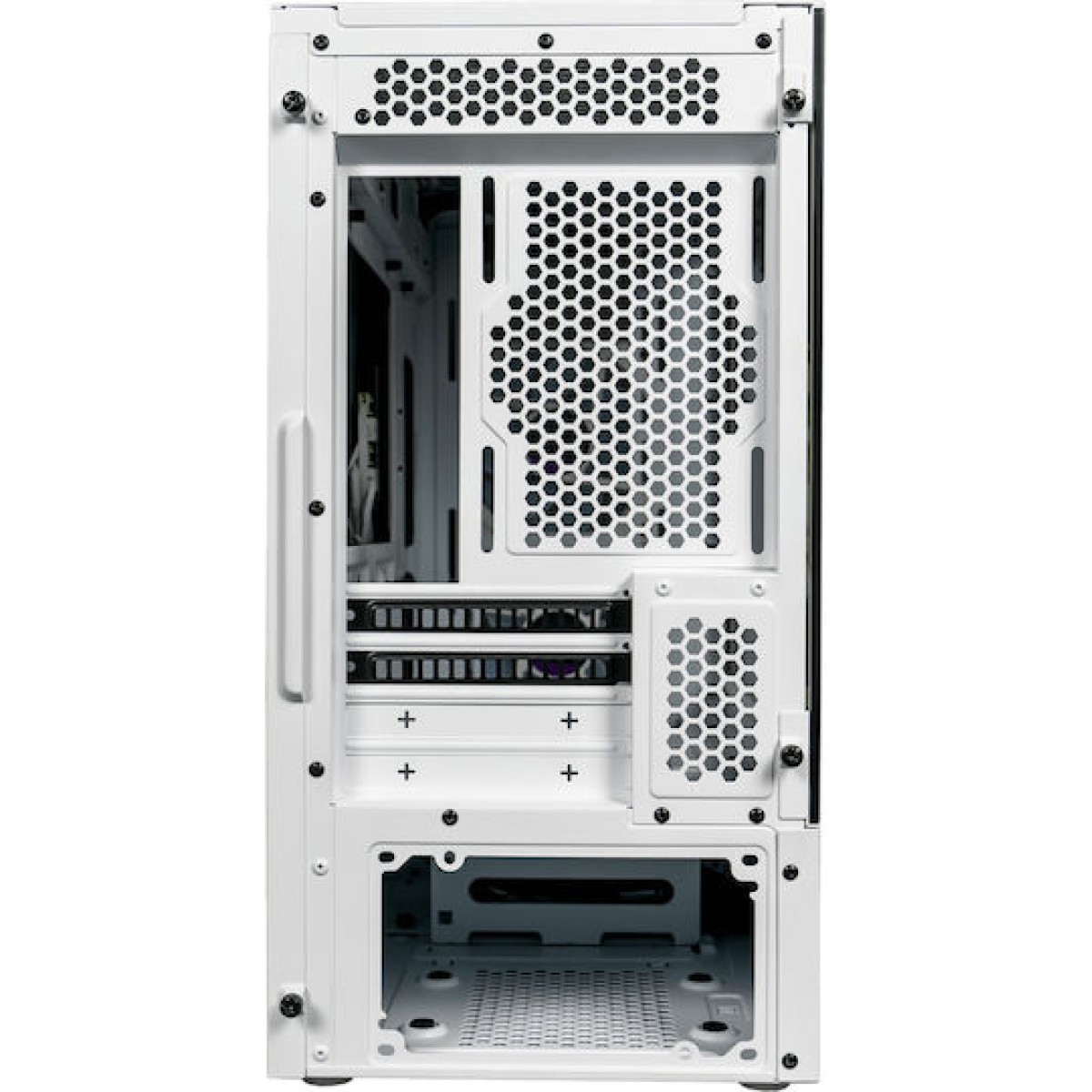 CoolerMaster TD300 MESH Gaming Mini Tower Κουτί Υπολογιστή με Πλαϊνό Παράθυρο και RGB Φωτισμό Λευκό