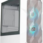 CoolerMaster TD300 MESH Gaming Mini Tower Κουτί Υπολογιστή με Πλαϊνό Παράθυρο και RGB Φωτισμό Λευκό