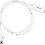 Sharkoon Cable DisplayPort male - HDMI male 1m Λευκό (MX-1847828)