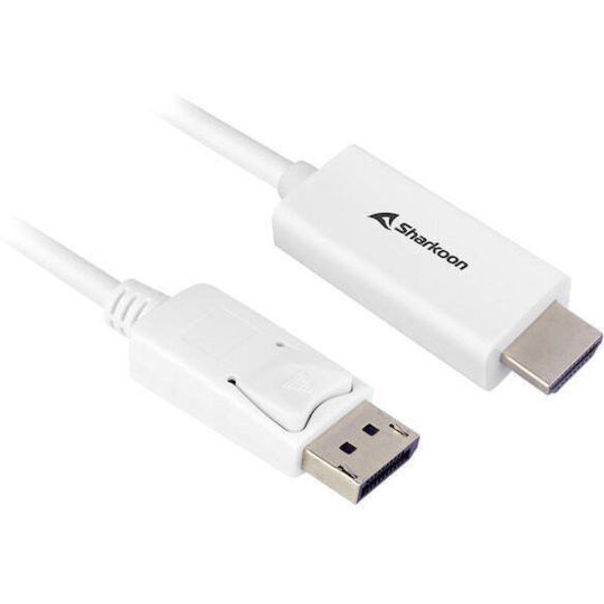 Sharkoon Cable DisplayPort male - HDMI male 1m Λευκό (MX-1847828)