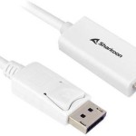 Sharkoon Cable DisplayPort male - HDMI male 1m Λευκό (MX-1847828)