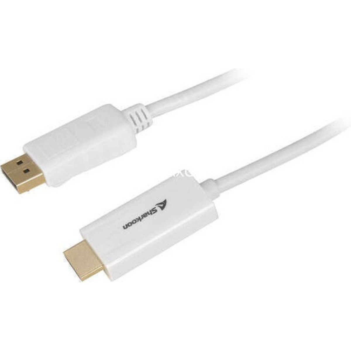Sharkoon Cable DisplayPort male - HDMI male 1m Λευκό (MX-1847828)