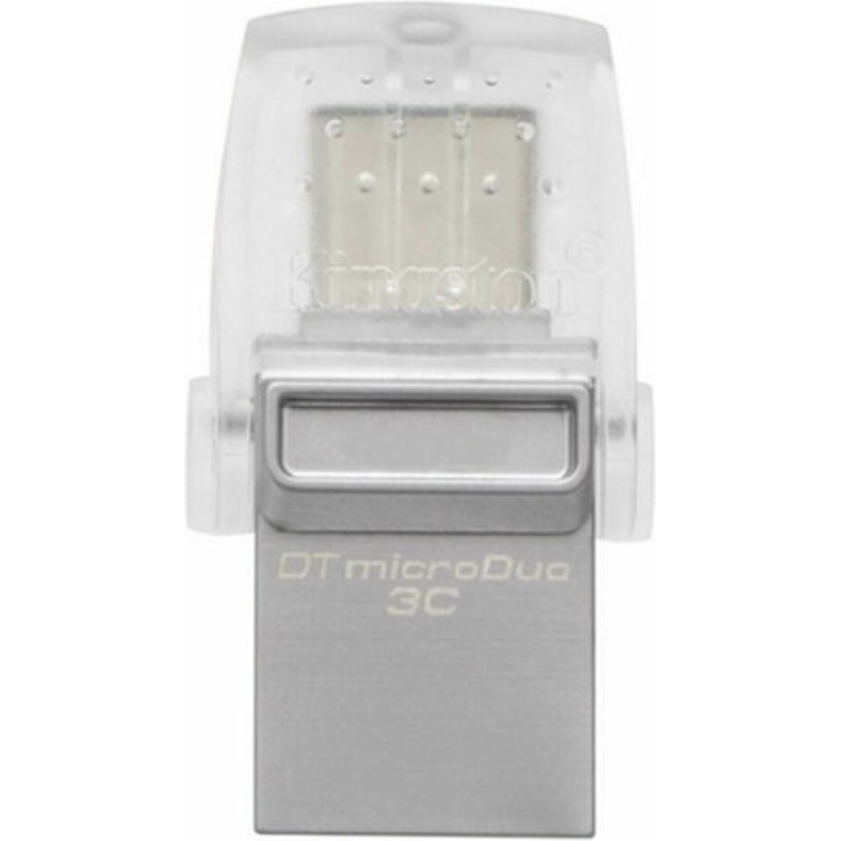 Kingston DataTraveler MicroDuo 3C 128GB USB 3.1 Stick με σύνδεση USB-A & USB-C Μωβ