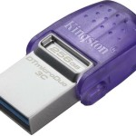 Kingston DataTraveler MicroDuo 3C 256GB USB 3.2 Stick με σύνδεση USB-A & USB-C Μωβ