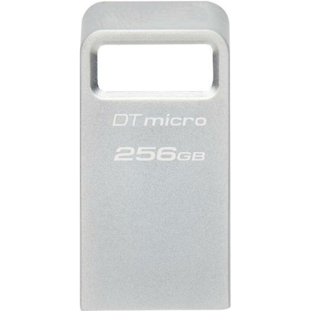 Kingston DataTraveler Micro Gen2 256GB USB 3.2 Stick Ασημί
