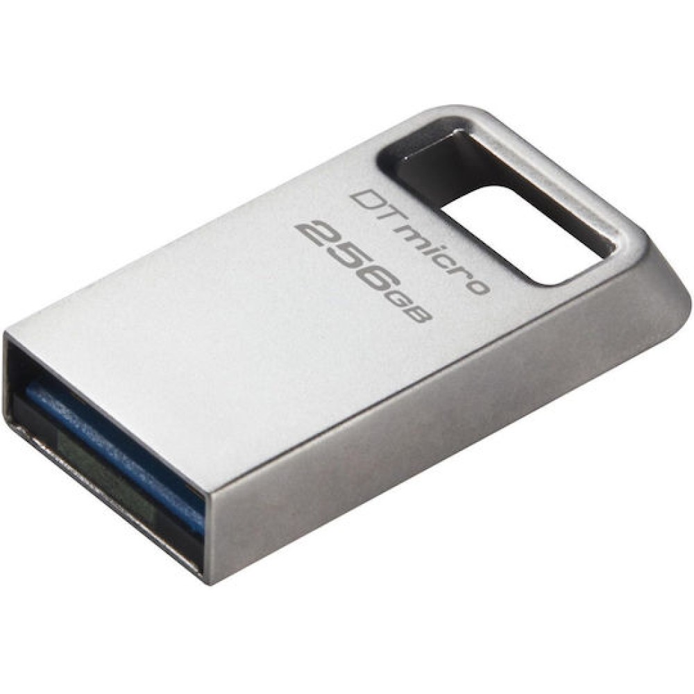 Kingston DataTraveler Micro Gen2 256GB USB 3.2 Stick Ασημί